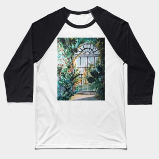 Greenhouse watercolor Baseball T-Shirt